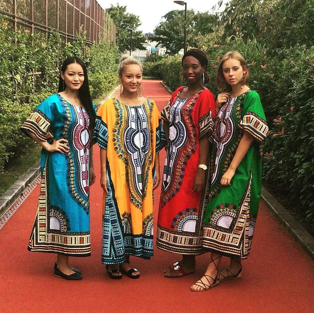 Dashiki Maxi African Dress / Long African Dress