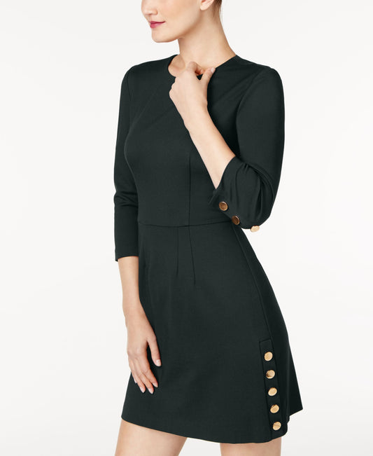Vestido de tubo de ponte con detalle de botones Trina Turk