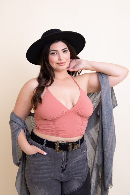 Bralette fruncido Plus